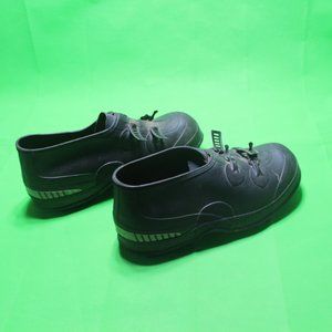 LaCrosse black winter shoe covers traction Mens 10 2 buckle overshoe